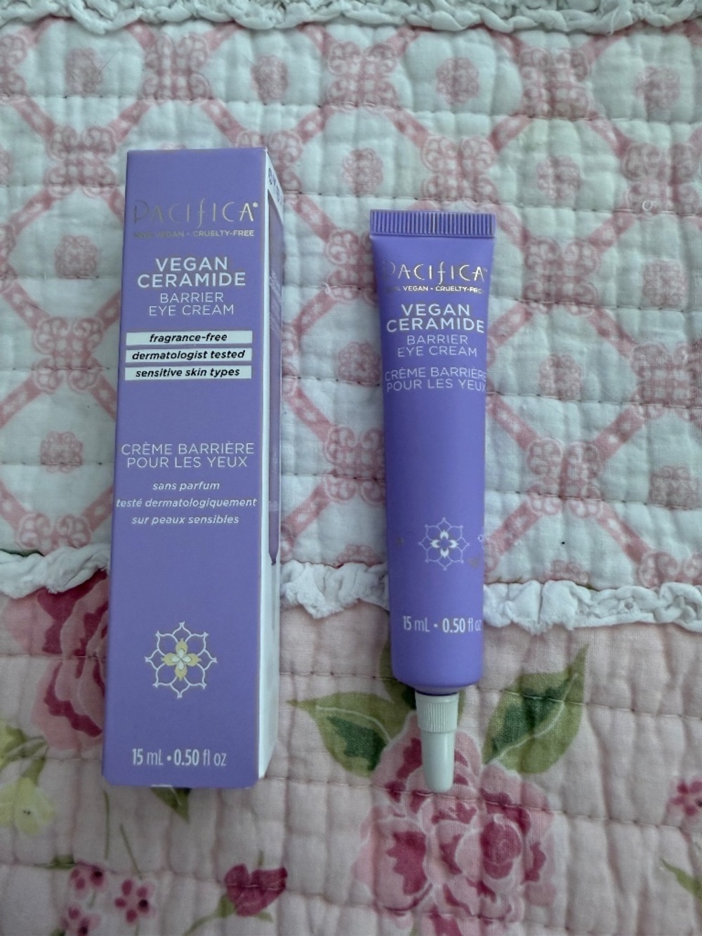 Pacifica Vegan Ceramide Barrier Eye Cream Fragrance Free Sensitive Skin - NIB